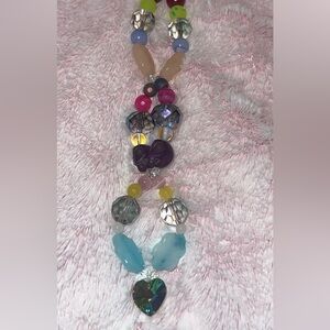 Candy Punk Suncatcher/HangCharm (Rose Quartz, Yellow Jade, Pink Cat’s Eye)